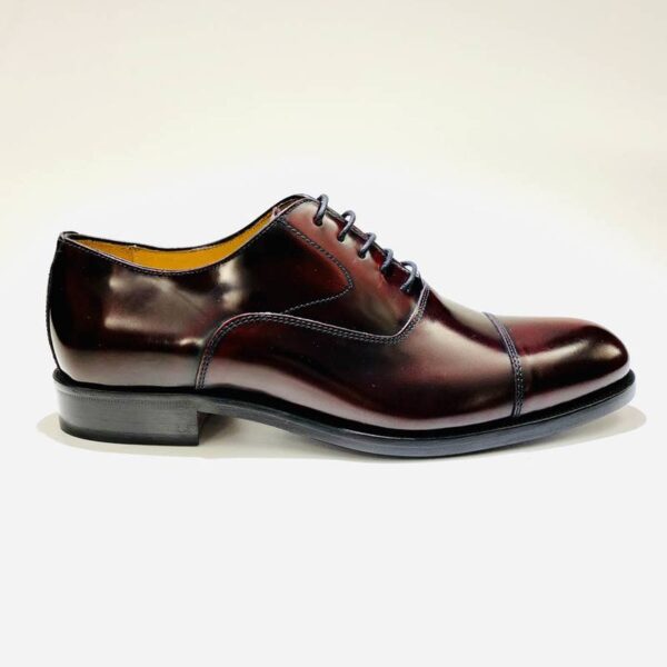 Francesina burgundy man with handmade leather sole made in italy.jpeg