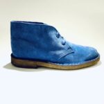 Ankle boot man woman cobalt eco-friendly leather handmade