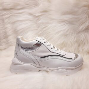 Woman sneakers buffalo type handmade leather made in Italy